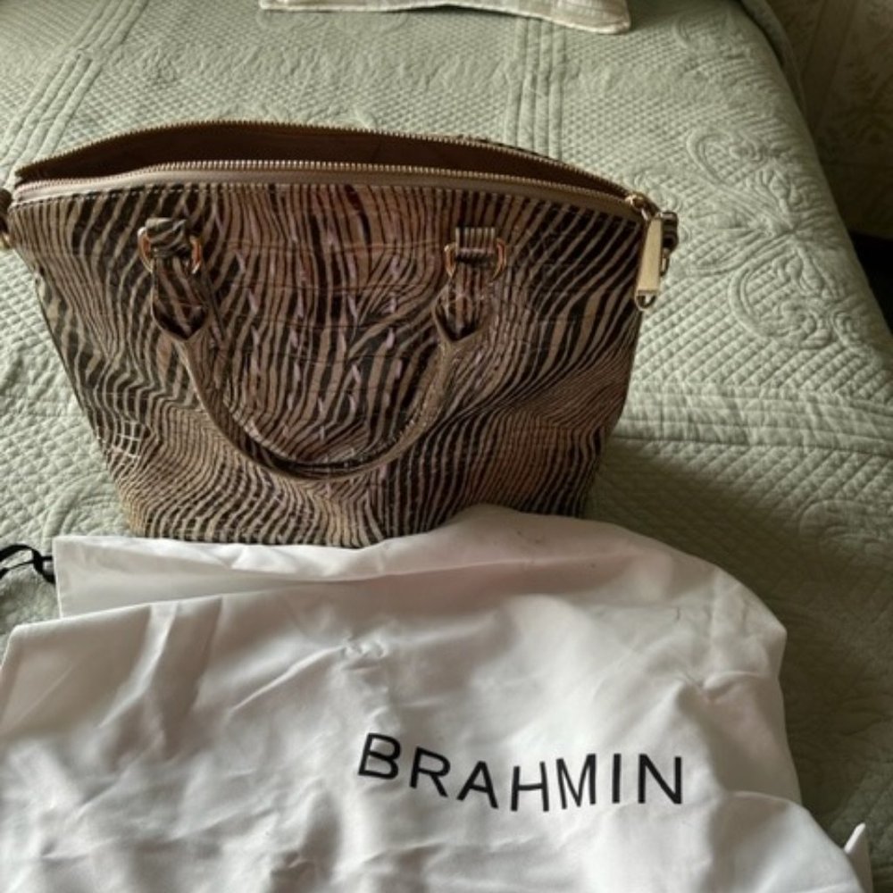 Brahmin zebra bag